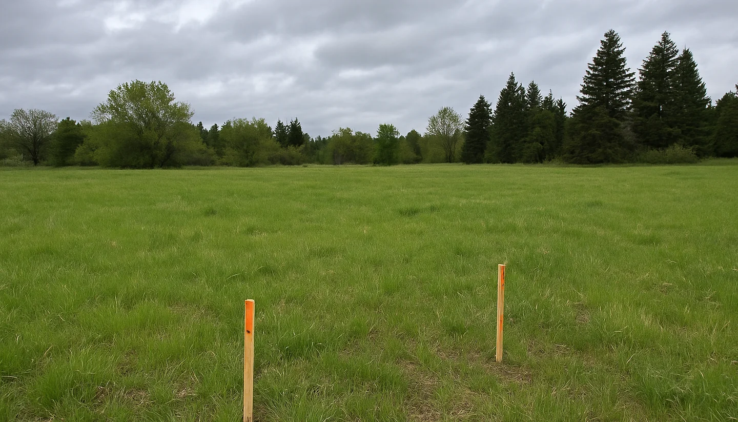 Street-front vacant parcel in an Idaho community